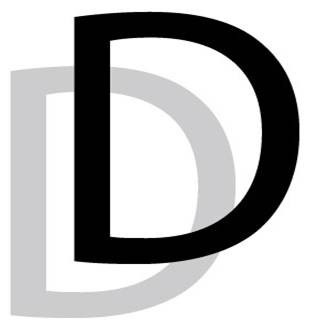 Large letter D